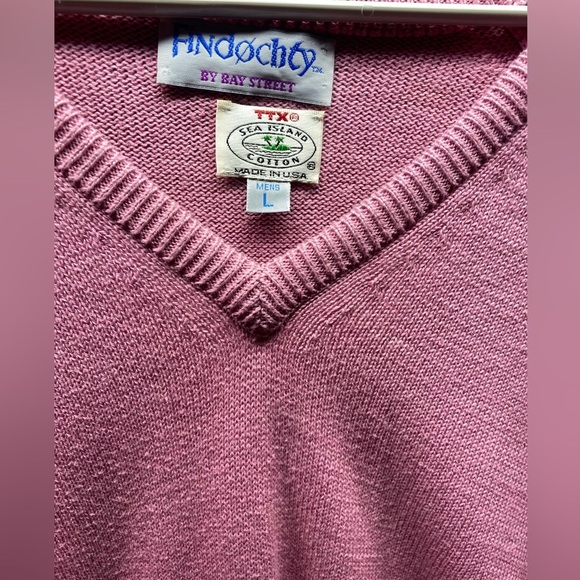 2 VTG Findochty Bay Street Sea Island Cotton Sweaters sz L Men’s or Women’s - Picture 13 of 13